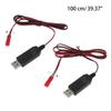 3.7V USB Charging Cable JST 2.54mm 2Pin Plug to USB Connector Lithium Battery Charger for RC Aircraft Helicopter Toys