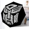 1pc Transformers Autobots Automatic Open/Close Folding Umbrella, Windproof 8 Rib Construction, Lightweight Travel Umbrella for Women/Men,a0902076