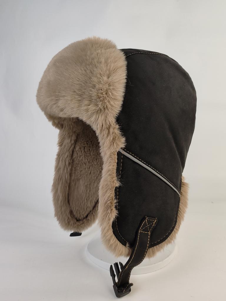 Retro Pilot Winter Hat For Women & Men Faux Fur Earflap Beanie With Thickened Warm Ear Protection Cap Female New