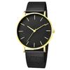 Cool and Simple Watch with Metal Black and Sora Warranty Women's Band, Gold, RW-22, Shoji, 30-Day