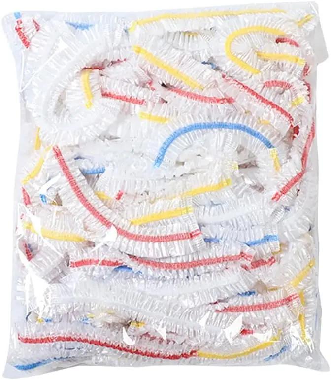 

1000/100 шт одноразовые пищевые крышки пластиковые эластичные пищевые крышки кухонные крышки для сохранения свежести цветная упаковка мешки для хранения 100PCS