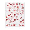 Valentine'S Day Nail Art Sticker Romantic Theme Love Rose Platinum 3D Adhesive Valentine'S Day Nail Sticker