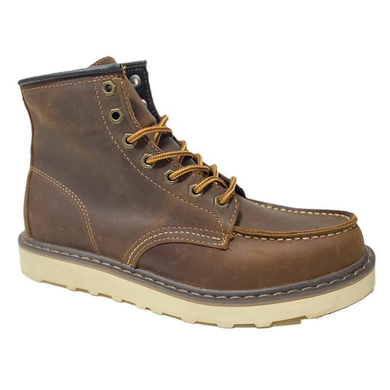 Kožené ležérní dámské boty Top hovězí kůže Nástrojové boty Venkovní lokomotivní boty Vodotěsné krátké boty Pánské boty Martensky