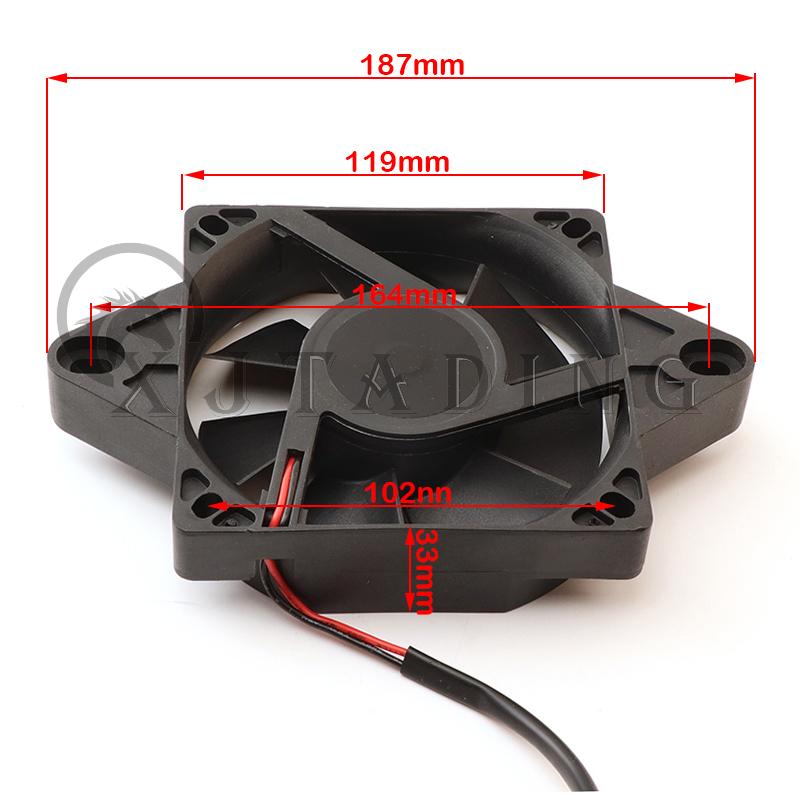 Electric ATV Radiator Cooling Fan Radiator Cooling Fans for CRF YZF KXF RMZ KLX DRZ Quad ATV Go Kart Buggy Motocross Accessories