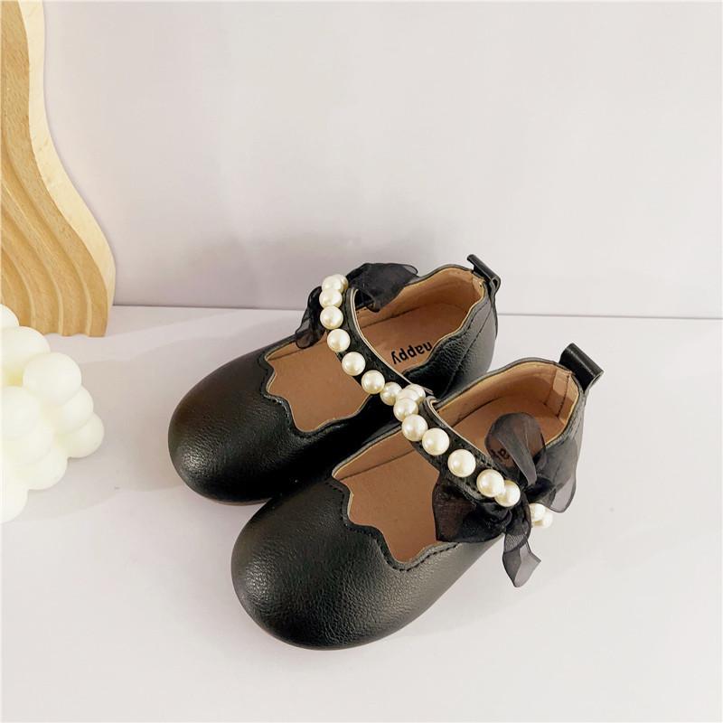 Mädchenschuhe Mädchenschuh Frühling Herbst Perle Mädchen Prinzessinnenschuh Mode Einzelne Schuhe Schleife Kleinkind Mary Jane Schuhe Kinderschuhe Lolita