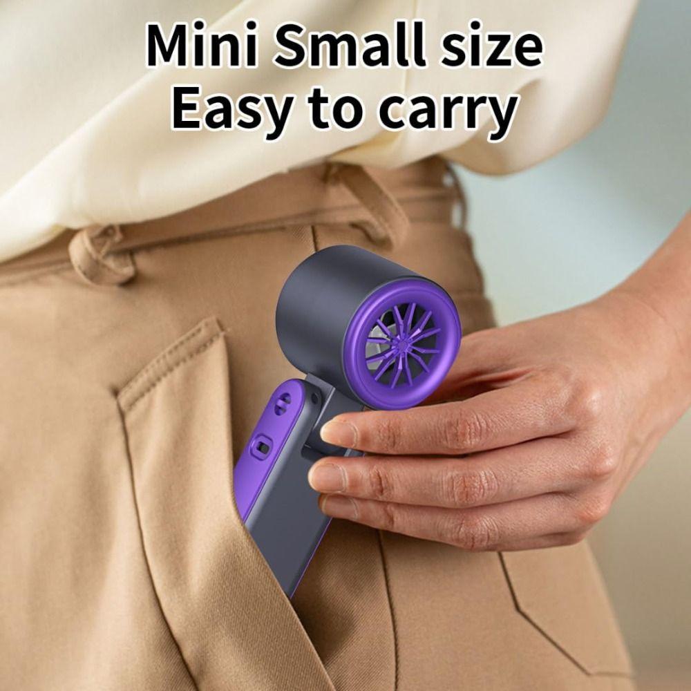 LED Display Portable Fan Powerful Handheld Electric Fan Turbo Quiet Fan  Home Use