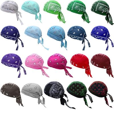 Gorra de secado rápido, banda para la cabeza, gorra pirata, bandana para ciclismo, forro para casco, pañuelo para la cabeza para bicicleta, gorras de ciclismo
