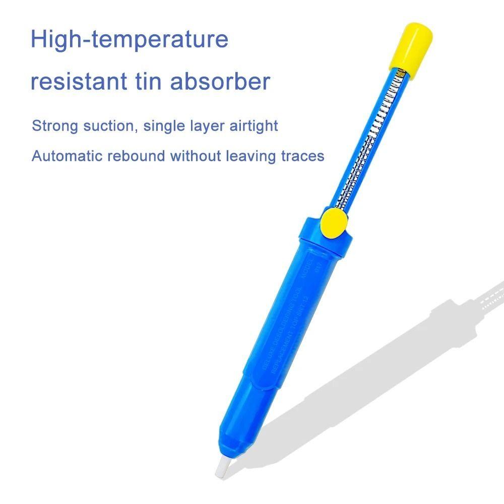 2Pcs Ergonomic Solder Sucker Strong Suction Power Manual Solder Extractor  Welding Hand Tool