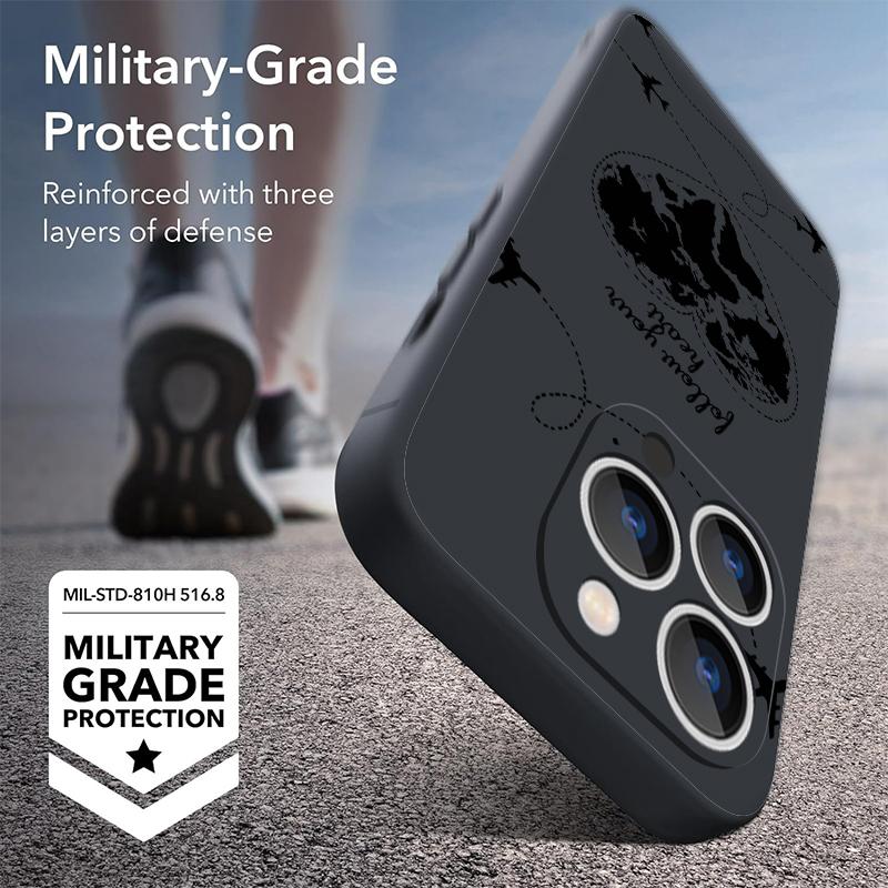 Airplane Heart Map Print Case For iPhone 17 Pro Max Funda iPhone 16 Pro Max 15 14 13 16E Air Magnetic For Magsafe Wireless Charge Soft Cover
