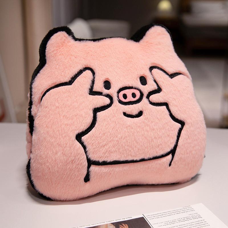 Cartoon Biye Pillow Cute Plush Sofa Cushion Pillow For Girls Soft And Cute Seat Cushion