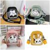 Solid Color Cute Children Crossbody Bag For Outdoor Storage Girl Coin Purse