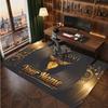 Bon Jovi Personalized Crystal Velvet Carpet, Customized Name Text Soft Anti‑Slip Rug for Living Room Bedroom