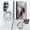 Magnetic Phone Case With 360 Rotating Kickstand Galaxy S26 Ultra S25 TPUPC Shockproof Cover Wireless