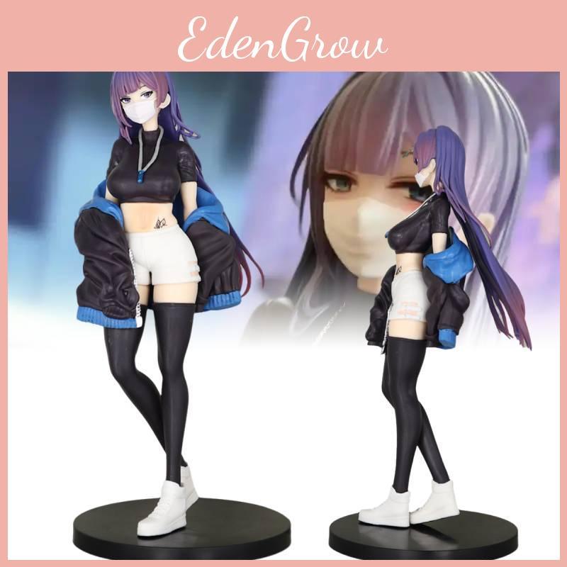 Maxcute Girl Masked Yuna Figure Anime Statue Model Ornament Xmas Gift Garnish