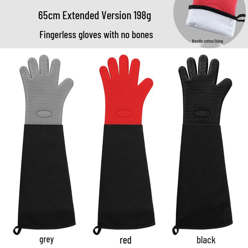 

Extended Five-Finger Silicone Baking Gloves