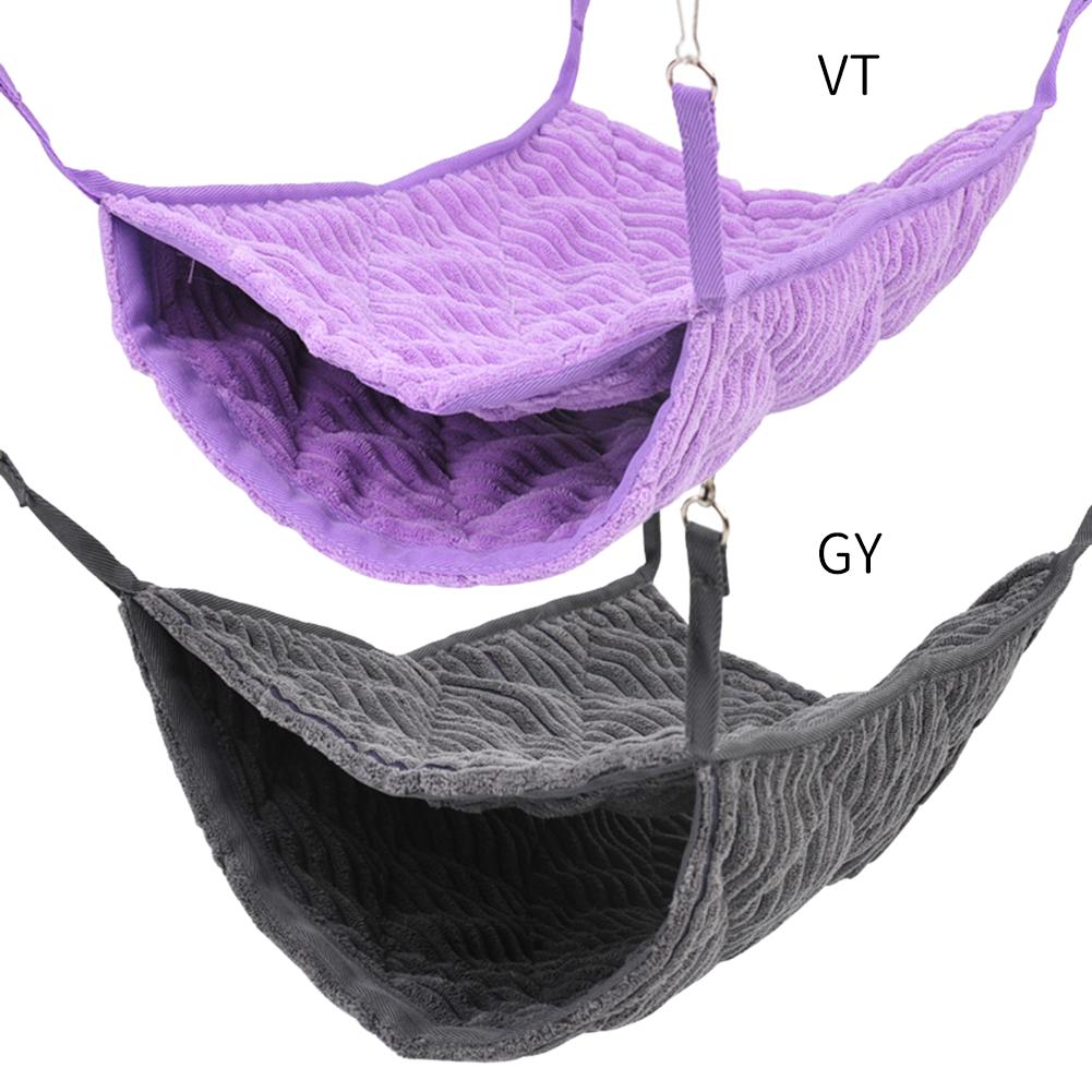 Winter Warm Luxury Double Bunkbed Hamster Hammock Hanging Guinea Pigs Sugar Glider Ferret Sleeping Bed Nest Cage Swing Toys