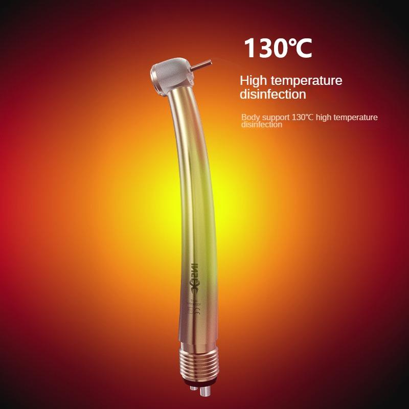 Dental High Speed Handstück Zahnarzt Tipps 4 Loch Push Button High Rotation Dental Handstück