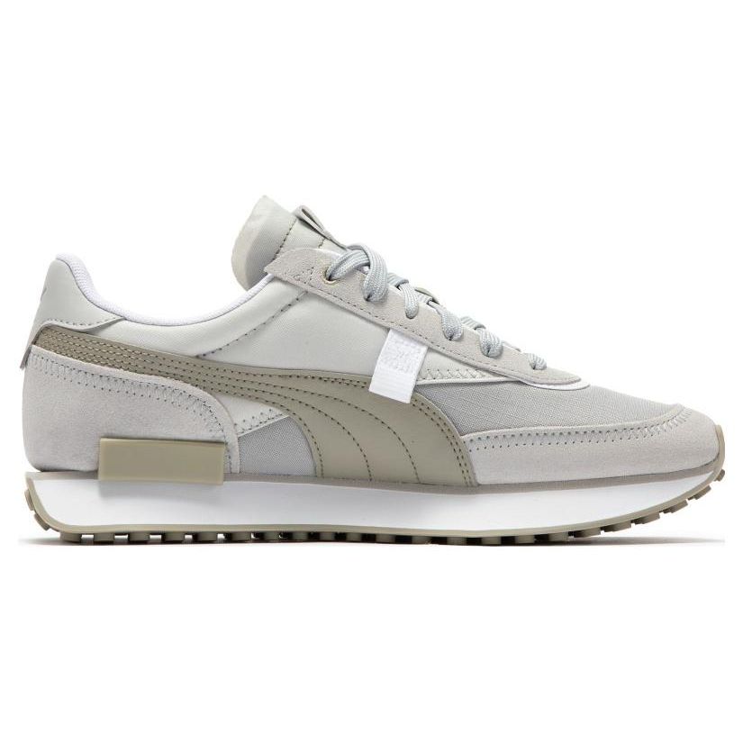 Puma Future Rider Displaced Leather Comfortable Low-Key Retro Sports Lifestyle Shoes Unisex Sneaker Green White 383148-14