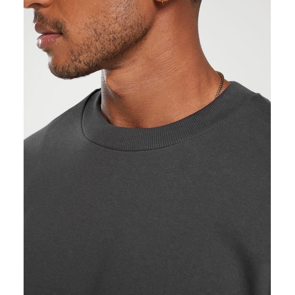 Gymshark Rest Day Essential Crew Onyx Grey A6a2l Gbcy