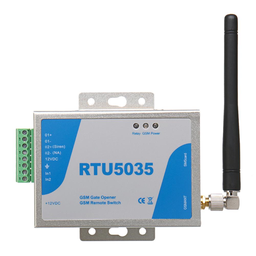 RTU5035 GSM Gate Opener Relay Switch 900/1800MHz Wireless Remote Control Door Acces Free Call APP Control Long Antenna
