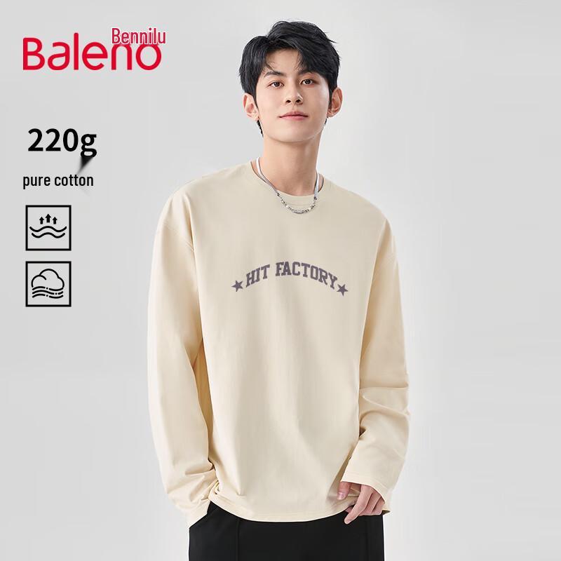 Baleno Men s Long Sleeve Cotton T-Shirt M