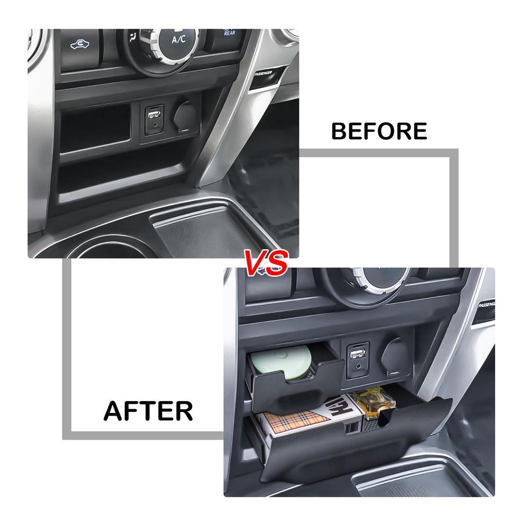 Pudełko do przechowywania w szufladzie Organizer konsoli środkowej Dla Toyota 4Runner 2014-2025 2025 2025 Środkowe schowki Szuflada Pudełko na klucze Taca