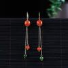 Tancise 925 Sterling Silver Agate Zircon Earrings Drop Earrings For Women Wedding Party Gifts