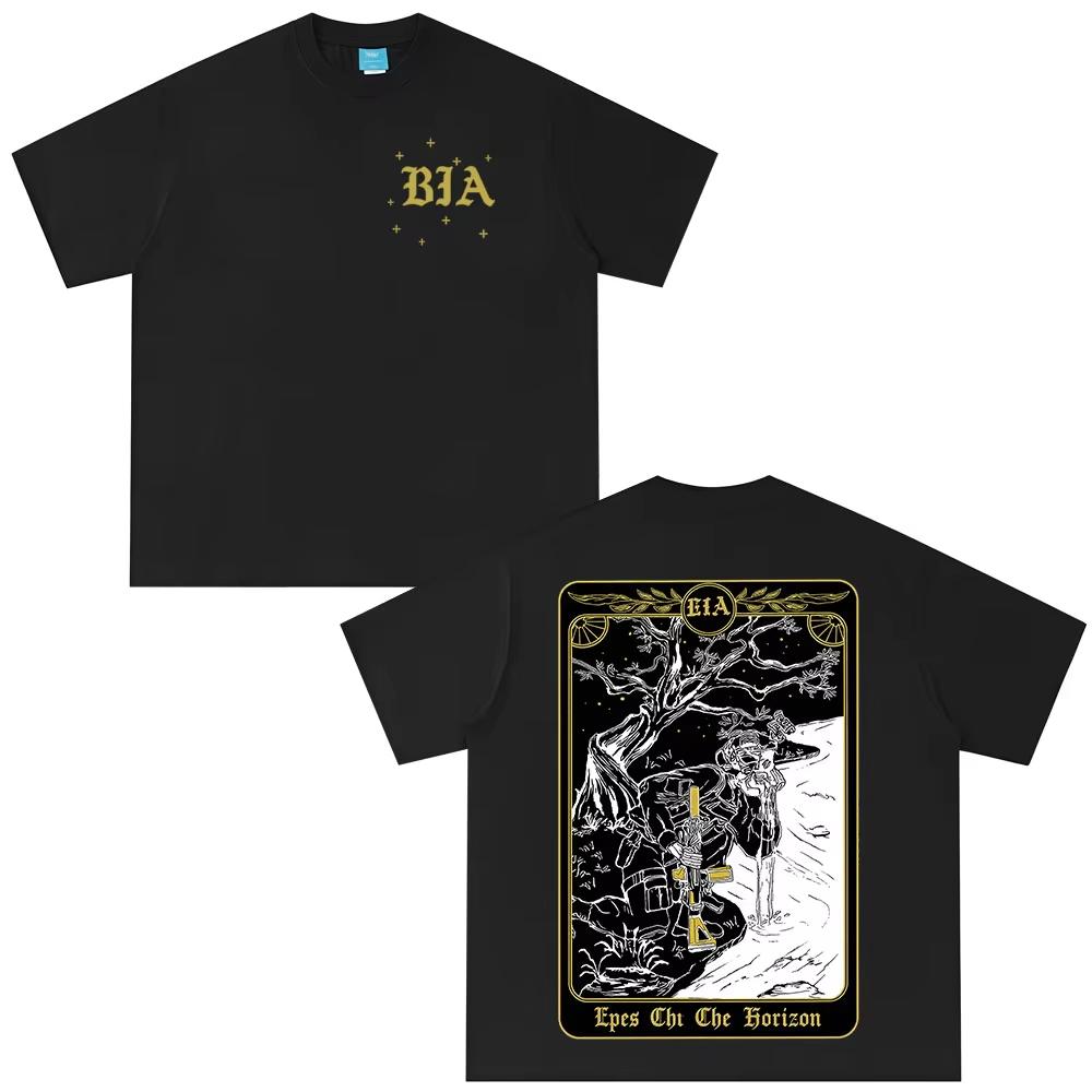 

Eyes on The Horizon Brothers in Arms Skeleton Printed Tshirt Unisex Women Clothing Casual pure Cotton Short Sleeves T Shirts L