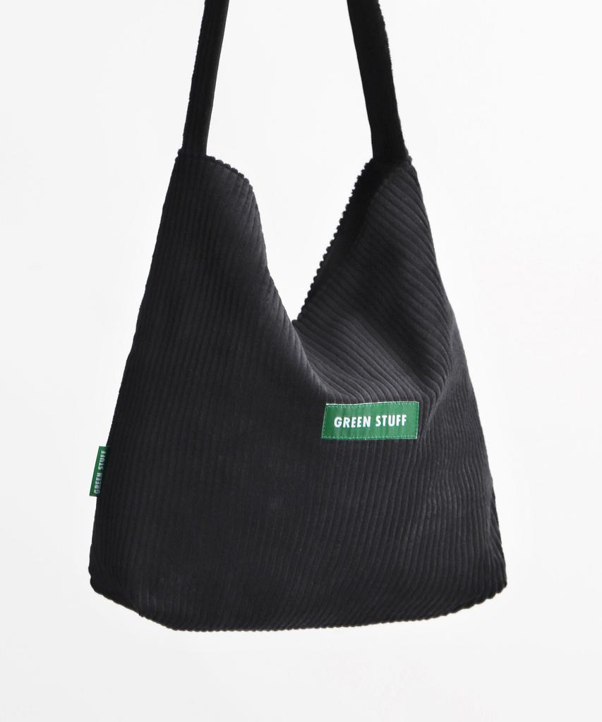 Green Stuff Simple Shopper Bag 62 Classic Corduroy - Black