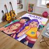 Custom KPop Demon Hunters Mat Personalized Name, Polyester Washable Indoor Entryway Rug, Gift for Christmas, Easter, Thanksgiving Day