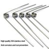 304SUS Wire diameter 1.4mm Left Torsion Spring Return And Reset V-shaped Spring  Left Rotation Spring laps1/2/3/4/5lap 5PCS