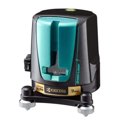 Kyocera (formerly Ryobi) Laser Level LL-50G 4372401 Green [Can also be used for professional woodworking DIY leveling and as a substitute for a spirit