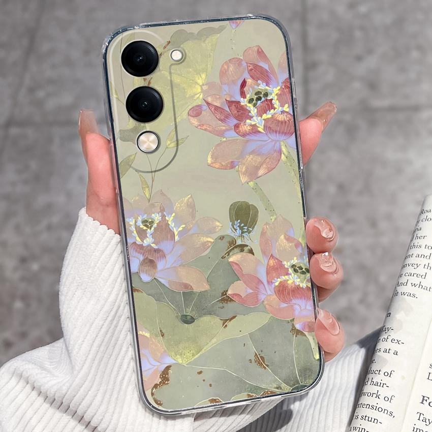 Fashion Casing For Vivo Y04 Y02 Y02a Y02s Y400 Pro X200 Ultra X200s Phone Case Lovely Cat Panda Shell Transparent TPU Soft Silicone Shockproof Housing
