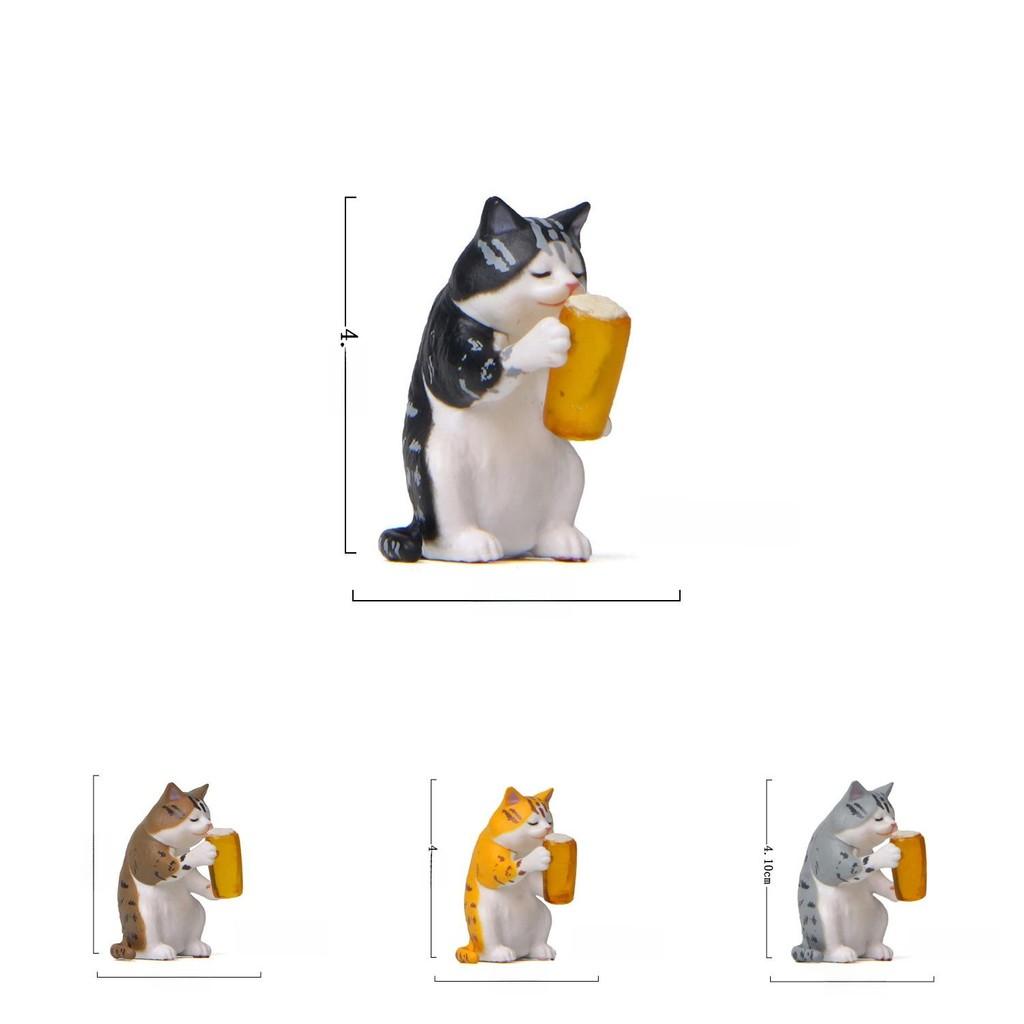 Action Figure Cat Cartoon Model Toy Decoration Doll Children Gifts Ornament