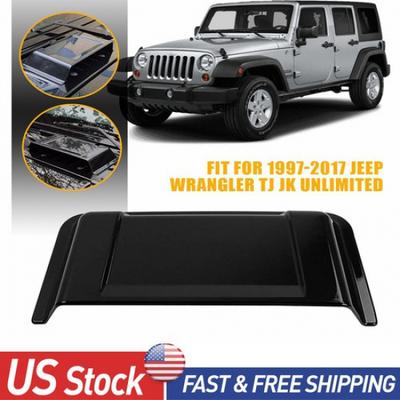 Neue Abdeckung Haube Lüftungsschlitz Lüftungsschaufel Zubehör für Jeep Wrangler TJ JK 1997-2017