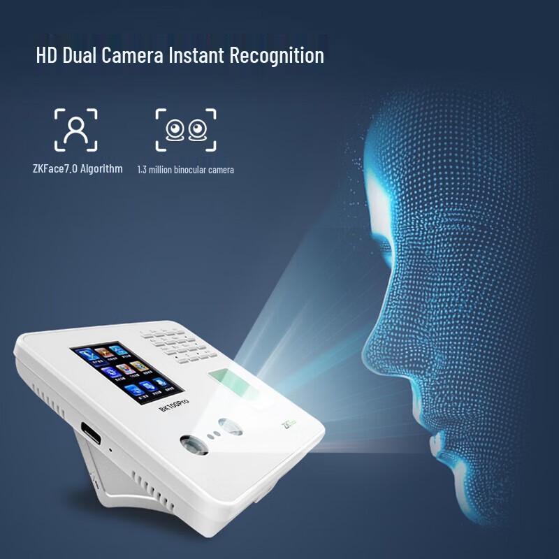 ZKTECO BK100pro Face & Fingerprint Biometric Attendance Machine