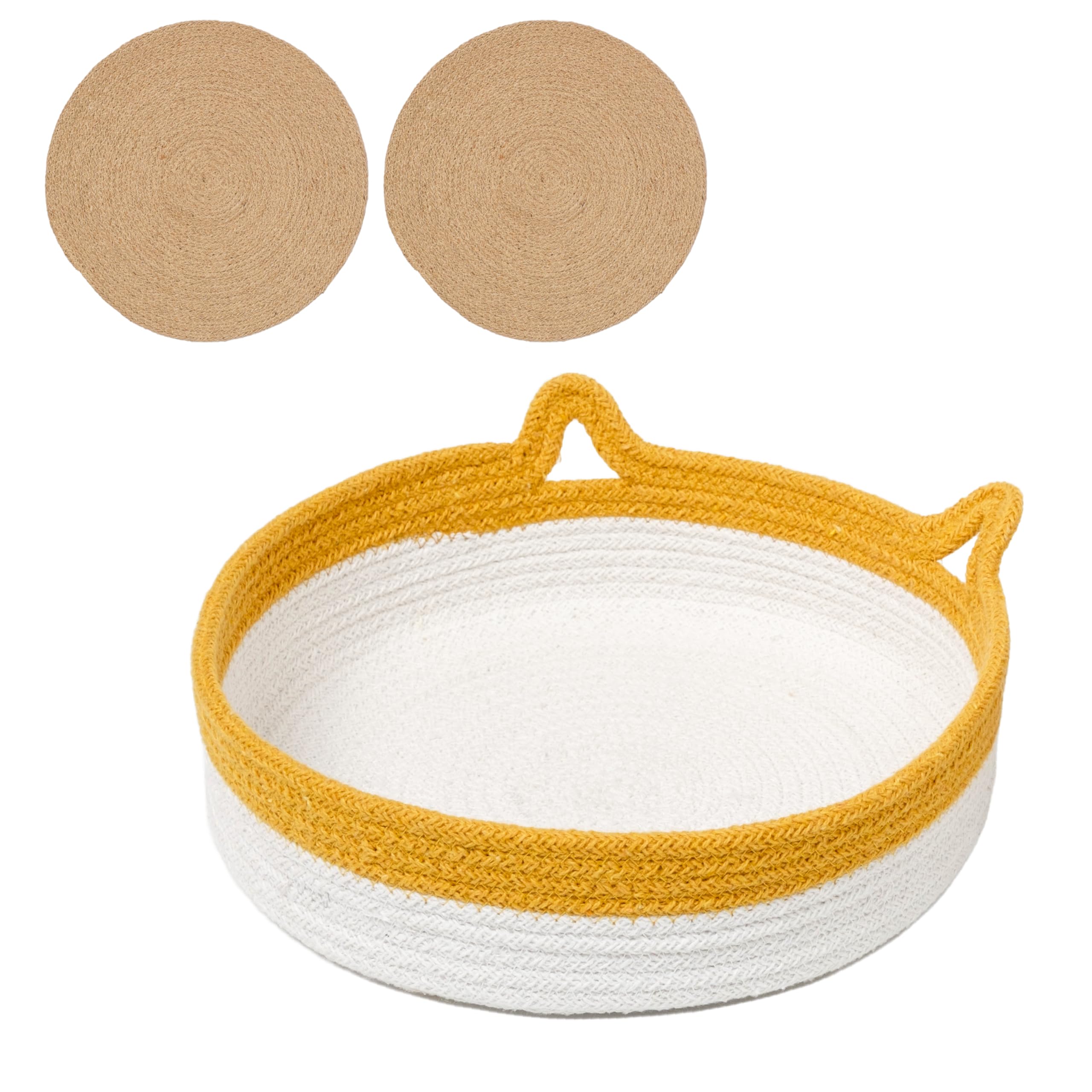 

SUNMAC Pet Cute Cat Shape Made with Recycled Includes Two Mattresses Cat/Dog Bed, (Medium), 100% Cotton, (Cotton, Medium)