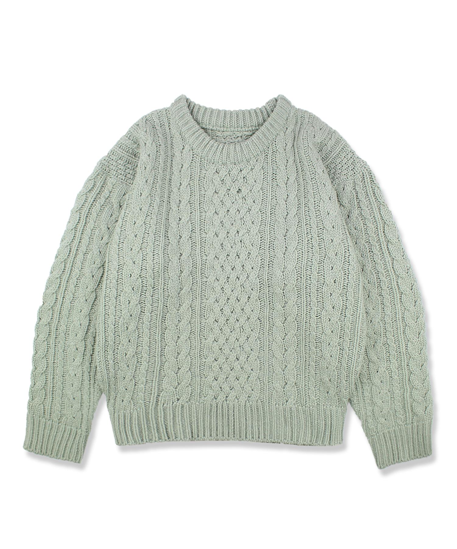 Konnichiwa Bonjour Cb Nerd Knit (Sage Green) 2 (Medium)
