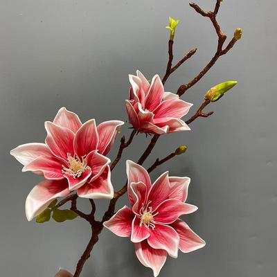 High-End Chinese Style Magnolia Artificial Flower Arrangement for Home Decor