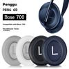 PENGGU Almohadillas de Repuesto de Cuero Suave para Auriculares Bose 700, Almohadilla para Orejas Over-Ear con Cancelación de Ruido NC700, Accesorios Universales, Negro