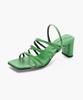 Recur Ecur Soft Modern Strappy Sandals Green 1214