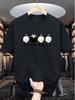 2026 Summer Bestselling Unisexs Pure Cotton Tshirt Street Casual Fashion Soft and Breathable Simple Lamb Pattern Print
