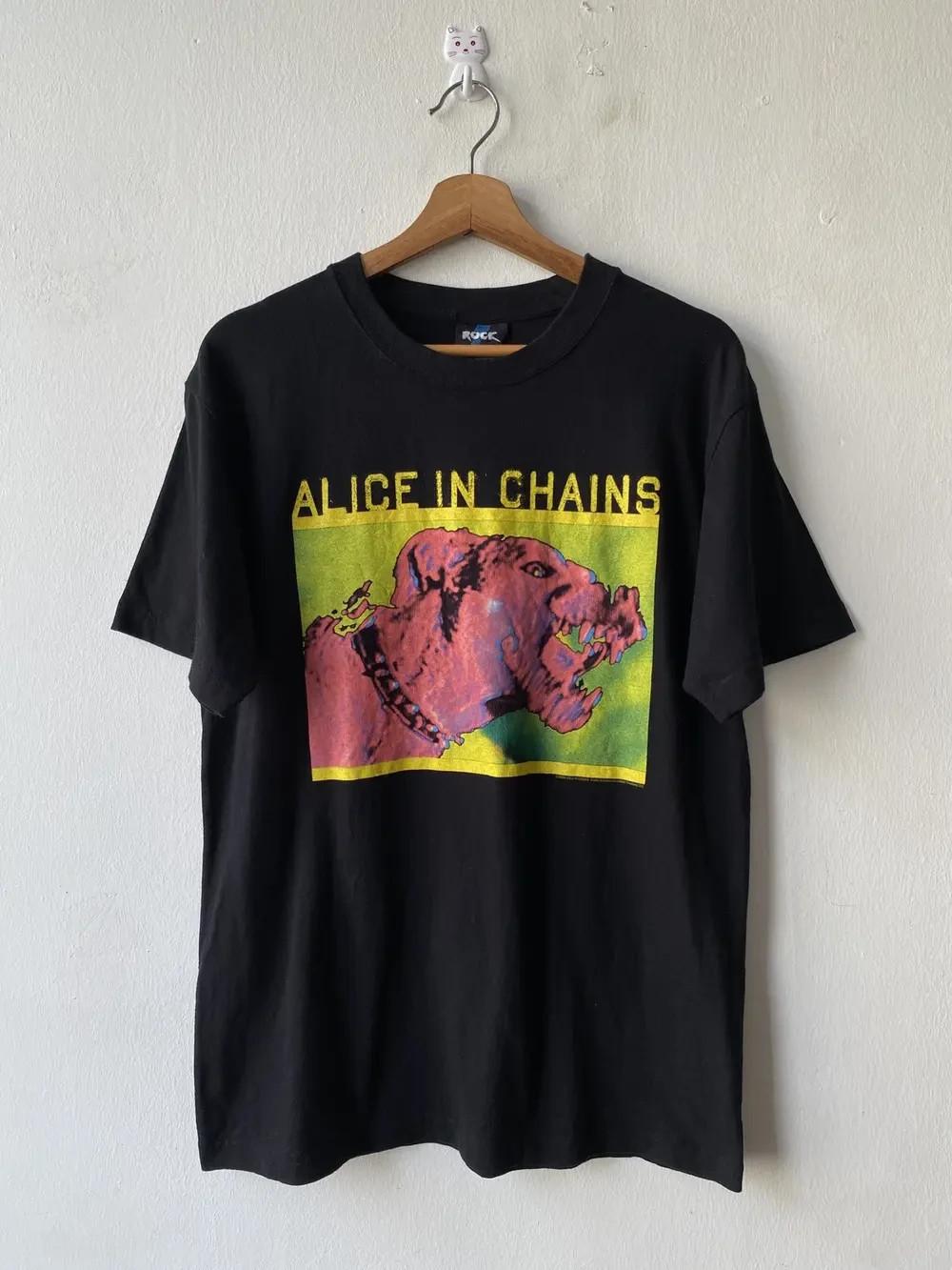 Alice In Chains Band Shirt Black Reprint Gift For men women AN46908 S