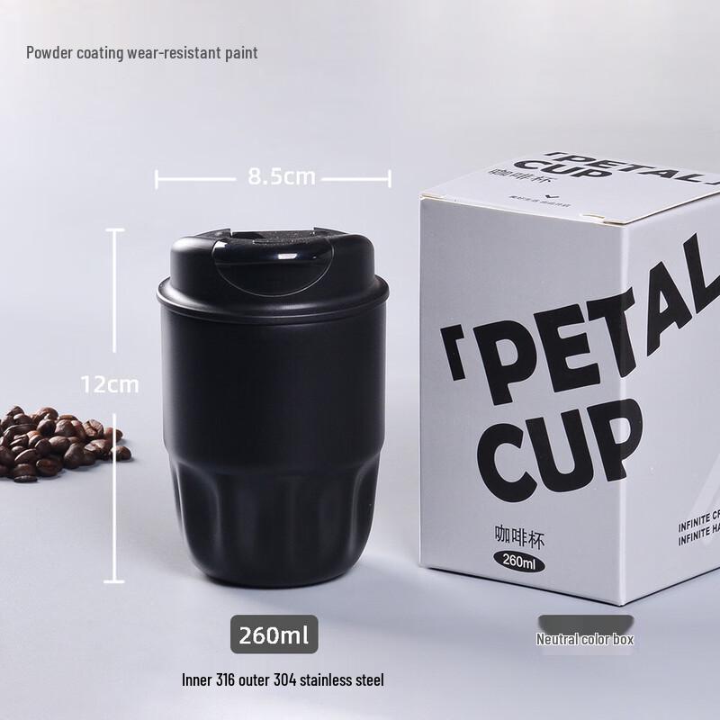 Shangqi Mini Edelstahl Isolierkaffeebecher