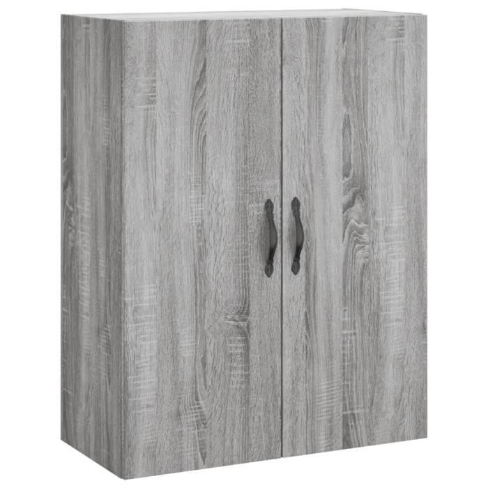 VidaXL Armoire murale sonoma gris 69,5x34x90 cm bois d'ingénierie 834984