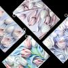 4pcs A4 Tulip 3D Document Bags - Durable PP Office File Organizer, Exam & Study Pouch,School Report Storage,Spring Festival gift