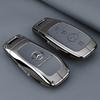 ZJH5   Leather Smart Remote Key Protector Car Key Case Cover For Mercedes Benz A C E S GLC GLE GLB W204 W205 W206 W212 W213 W221 W223