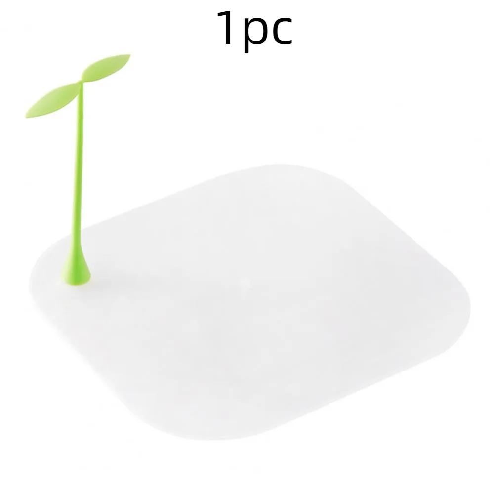 Small Bean Sprout Handle Anti Odor Pad For Household Bean Sprout Floor Drain Sewage Odor Proof Cover Yellow White