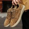 Luxury Men Casual Shoes Pig Skin Flat Men Sneakers Genuine Leather Business Running Shoes for Men Autumn 2025 New Shoes