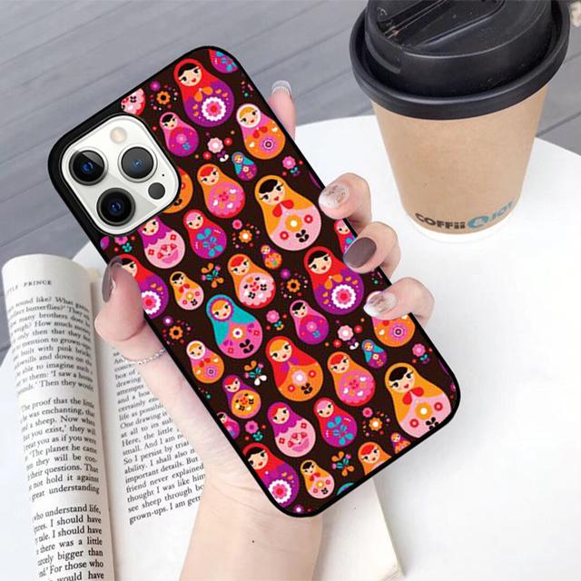Babushka Matryoshka Red Russian Doll Phone Case Cover For iPhone 17 Air 16 15 14 Plus Apple 11 12 13 Pro Max Coque